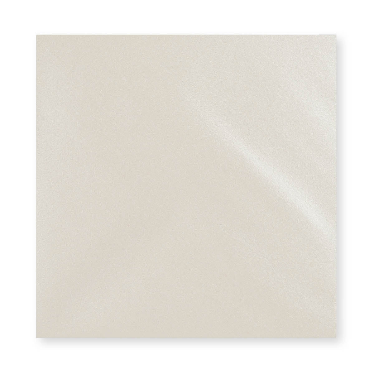 Austernfarbener Briefumschlag - Diamant-Klappe 140x140 mm