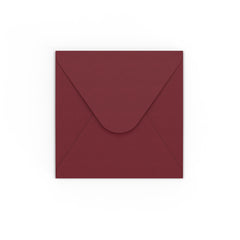 Burgundy envelopes Burgundy 130 x 130 mm Gummed