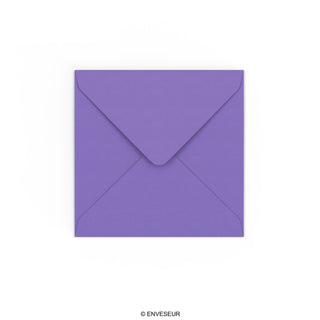 Violetter Briefumschlag 130x130 mm