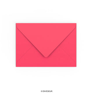 Pinkfarbener Briefumschlag 133x184 mm