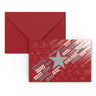 Christmas envelope Christmas Sparkles Dark Red 114 x 162 mm (C6)