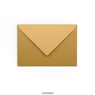 Goldener Briefumschlag 114x162 mm (C6)