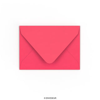 Pinkfarbener Briefumschlag 82x113 mm (C7)