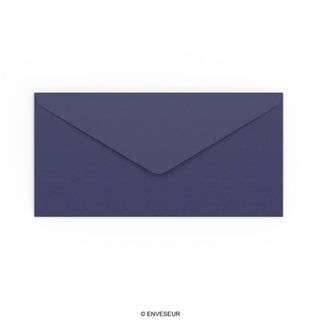 Dunkelblauer Briefumschlag 110x220 mm (DL)