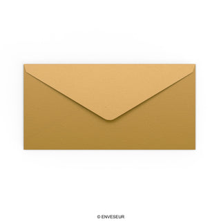 Goldener Briefumschlag 110x220mm mm (DL)