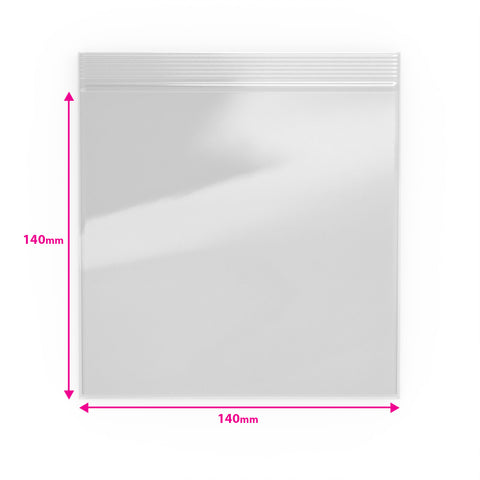 Transparente Druckverschlussbeutel