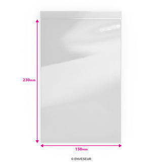 Transparente Druckverschlussbeutel