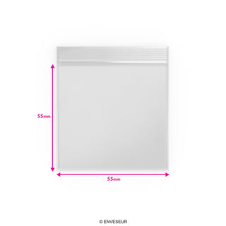 Transparente Druckverschlussbeutel