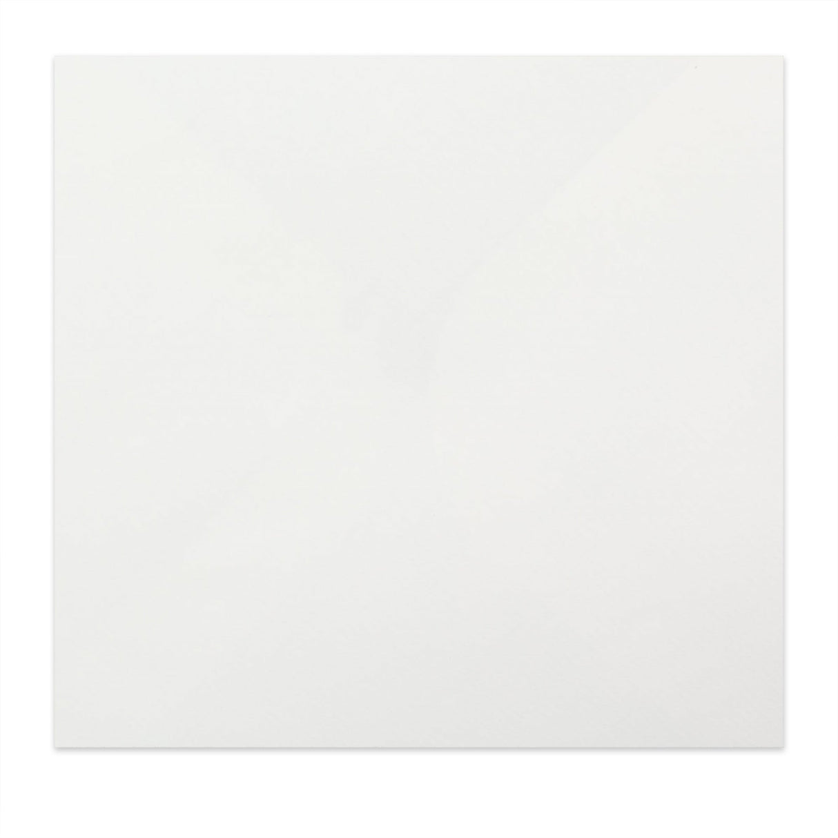 Leichter weißer Briefumschlag mit Leinenstruktur (90 g/m²) 155x155 mm