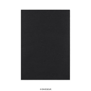 Voll-Schwarze Papprückwandtasche 229x162 mm (C5) 550gr
