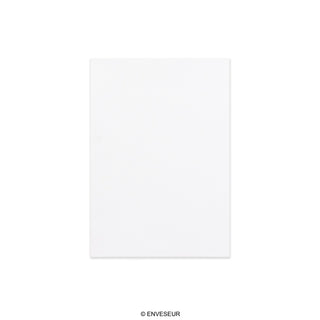 Weiße Papprückwandtasche 254x178 mm