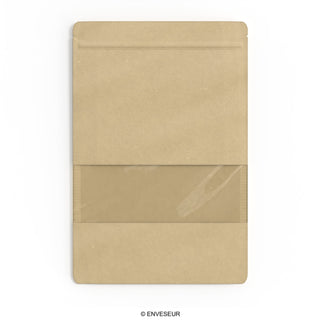 Doypack-Beutel Lebensmittel mit Fenster