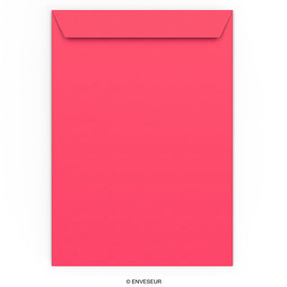 Pinkfarbener Briefumschlag 324x229 mm (C4)