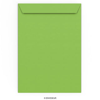 Hellgrüner Briefumschlag 324x229 mm (C4)