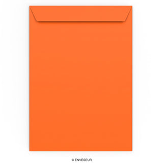 Orangefarbener Briefumschlag 324x229 mm (C4)