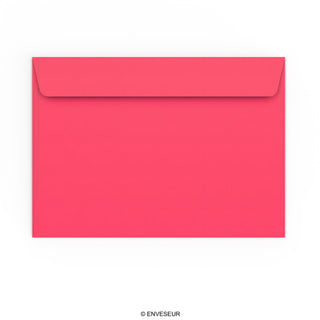 Pinkfarbener Briefumschlag 162x229 mm (C5)