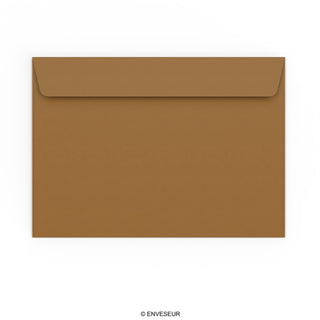 Hellbrauner Briefumschlag 162x229 mm (C5)