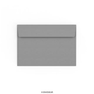 Dunkelgraue Briefumschlag 114x162 mm (C6)