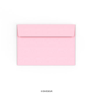 Pastellrosa Briefumschlag 114x162 mm (C6)