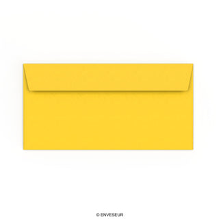 Mittelgelber Briefumschlag 110x220 mm (DL)