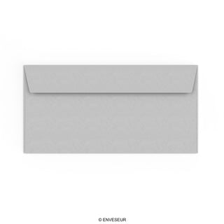 Pastellgrauer Briefumschlag 110x220 mm (DL)
