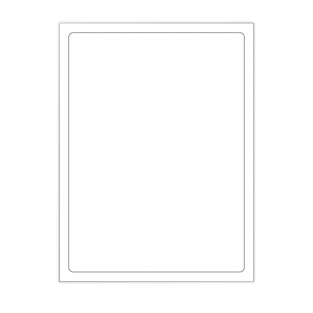 Folien-Etiketten Permanent Haftend