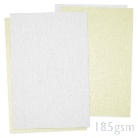 Leinenstrukturpapier 185g/m²