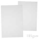 Weißes geripptes Papier 185g/m²