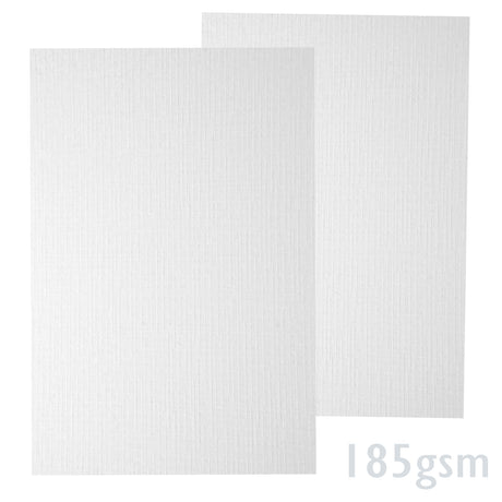 Weißes gerippt strukturiertes Papier 185g/m²