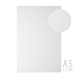 Weißes gerippt strukturiertes Papier 185g/m²