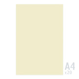 Lessebo Papier 240g/m² - 20 Blatt