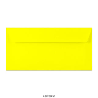 Neon Gelber Umschlag 110x220 mm (DL)