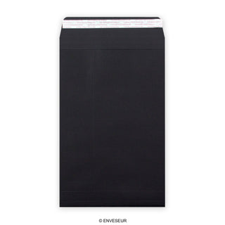 Schwarze Faltentasche 324x229x25 mm (C4)