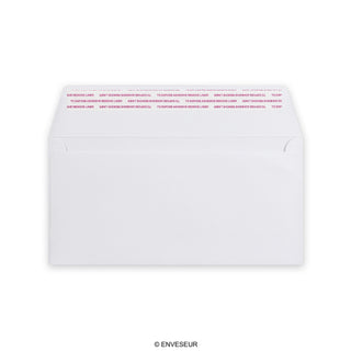 Weißer Post Marque Briefumschlag 110x220 mm (DL)