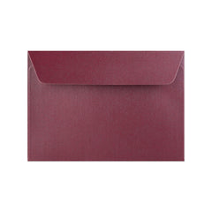Pearlescent Envelopes Bordeaux 114 x 162 mm (C6) Peel and Seal