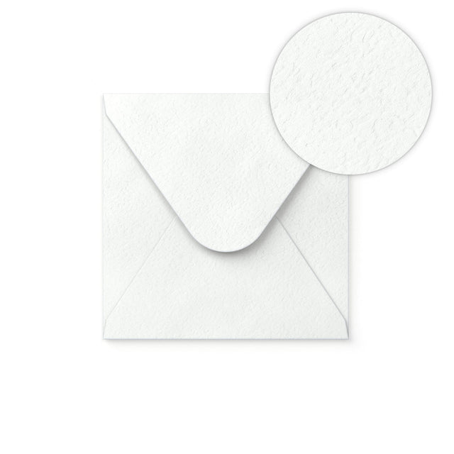 White Hammer Gummed V-Flap Envelope (130 x 130mm)