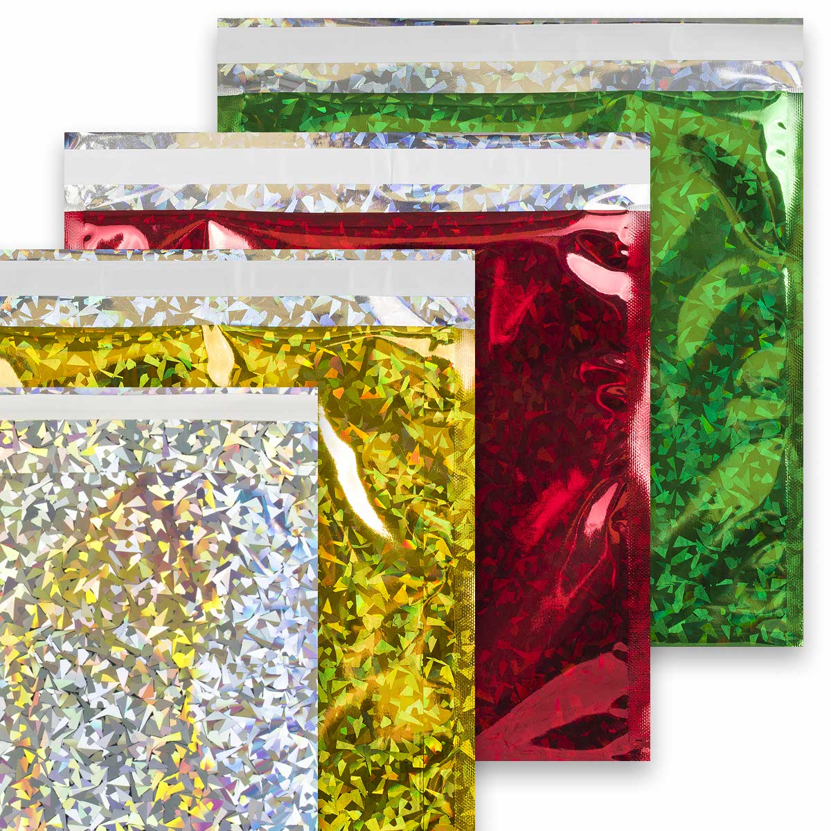 Holografische Folienumschläge