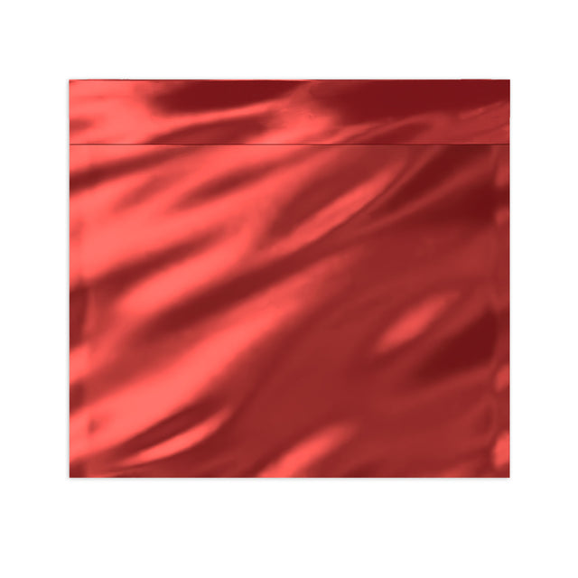 Metallic Finish Foil Bags Red 220 x 220 mm