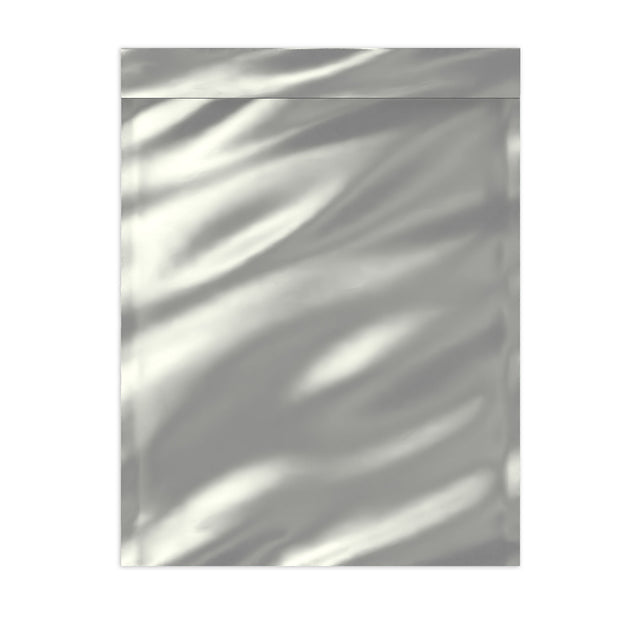 Metallic Finish Foil Bags Silver 324 x 229 mm (C4)
