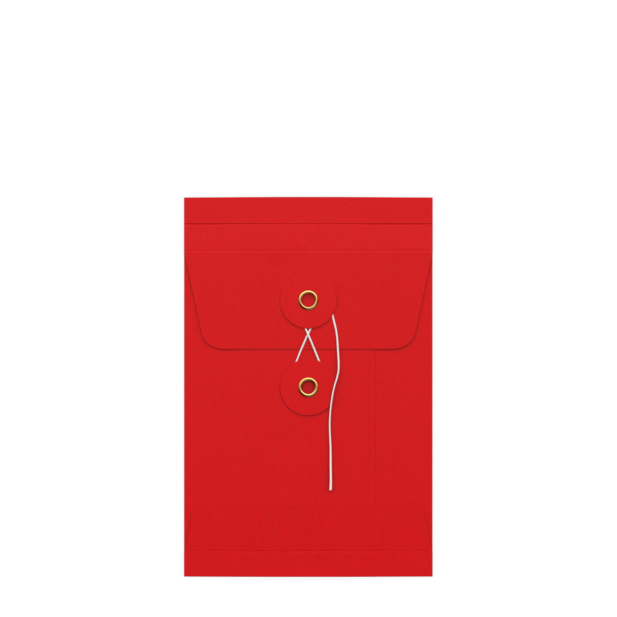 Faltentaschen mit Bindfadenverschluss