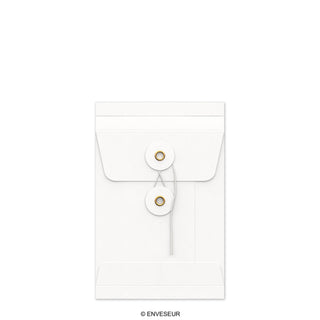 Faltentaschen mit Bindfadenverschluss