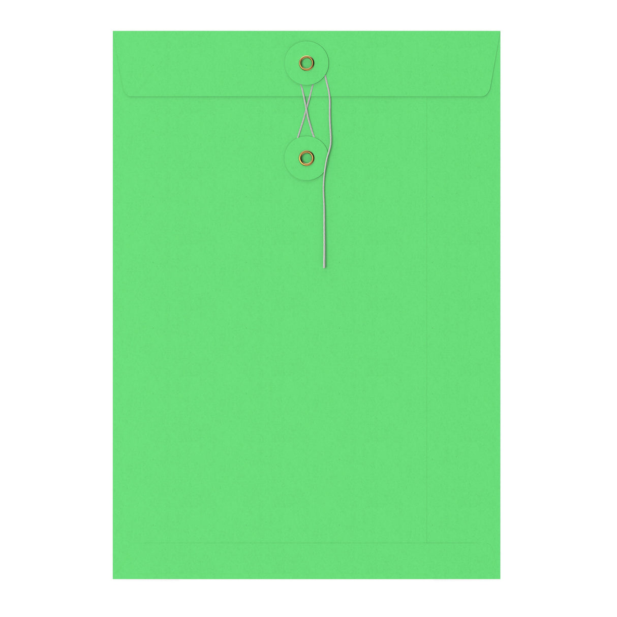 Farbige Briefumschläge mit Kordel- und Scheibenverschlus