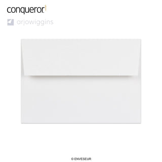 Brillantweißer Conqueror Briefumschlag 114x162 mm (C6)