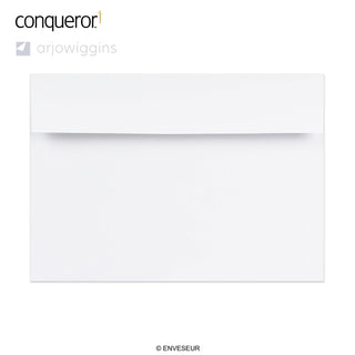Diamantweißer Conqueror Briefumschlag 162x229 mm (C5)