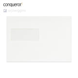 Brillantweißer Conqueror Briefumschlag 162x229 mm (C5)