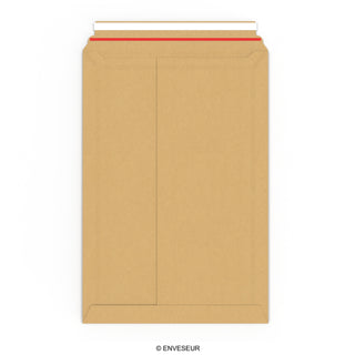 Manilla Versandtasche aus Wellpappe 510x350 mm